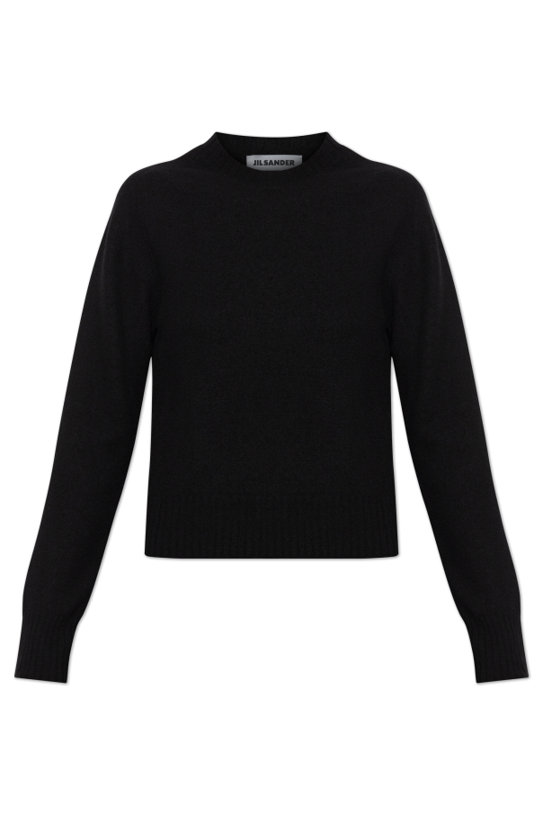 Wool sweater with a crew neck od JIL SANDER