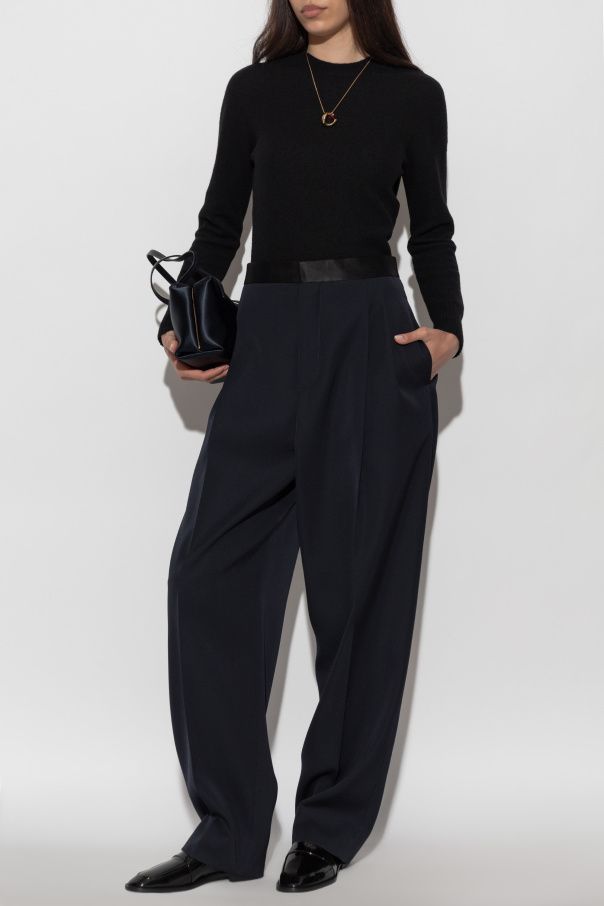 JIL SANDER Jersey de lana con cuello redondo