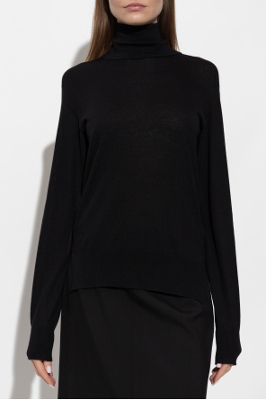 JIL SANDER Turtleneck with side slits