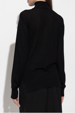 JIL SANDER Turtleneck with side slits