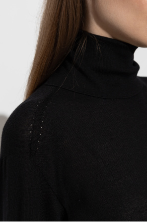 JIL SANDER Turtleneck with side slits