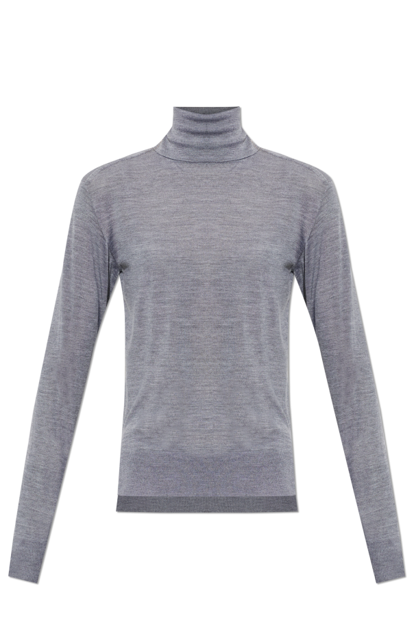 Sweater with a stand-up collar od JIL SANDER