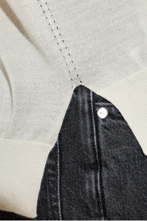 JIL SANDER Pullover mit Seitenschlitz