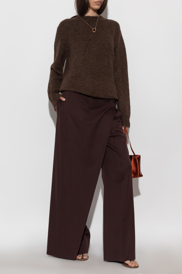 JIL SANDER Jersey de lana con cuello redondo