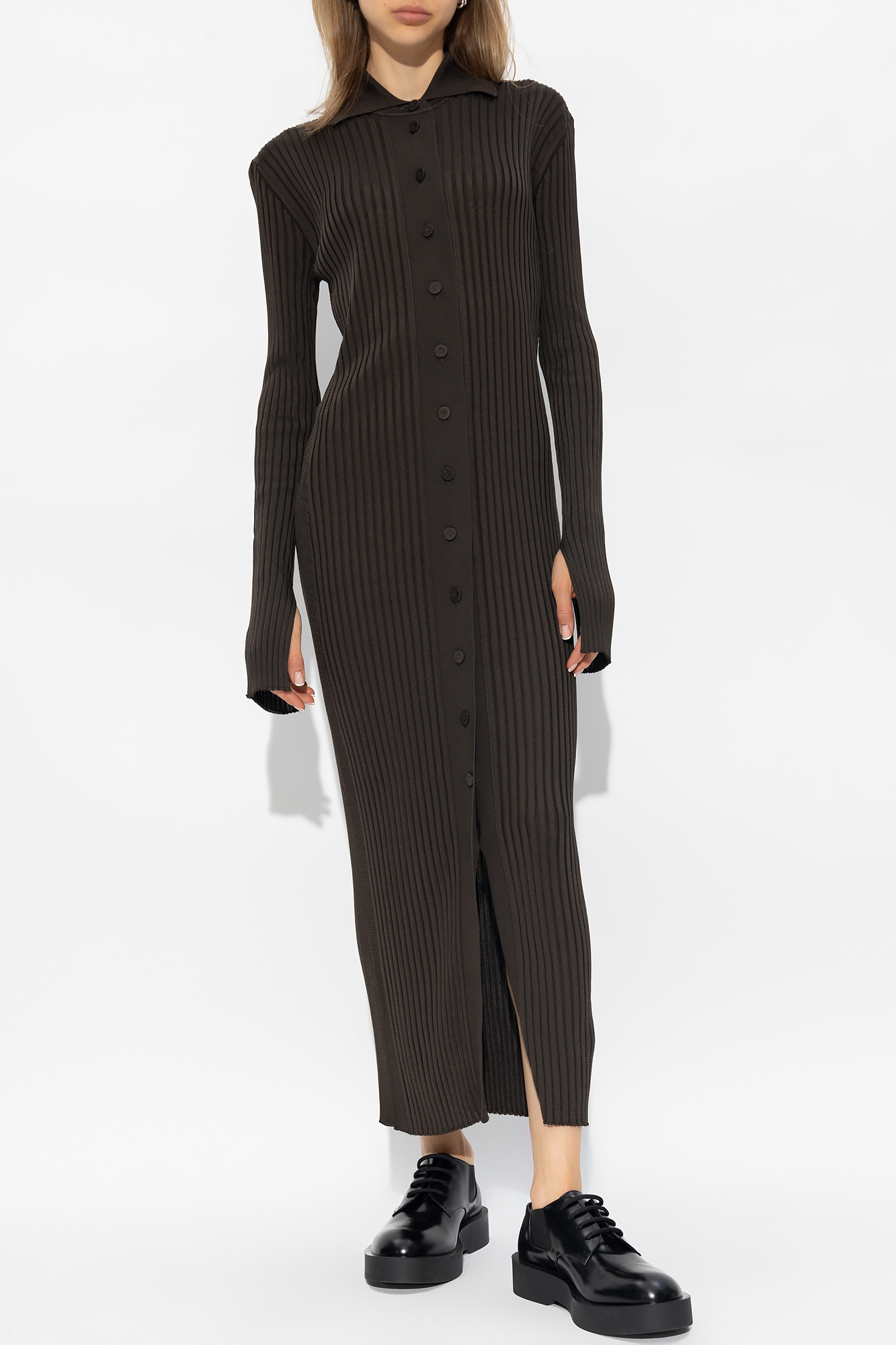 JIL SANDER Ribbed dress