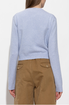JIL SANDER Wełniany kardigan