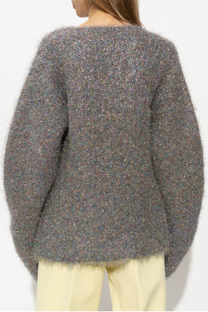 JIL SANDER Połyskujący sweter
