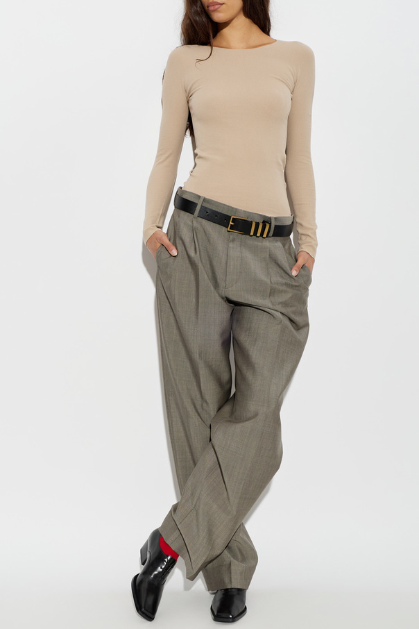 JIL SANDER Top z długimi rękawami