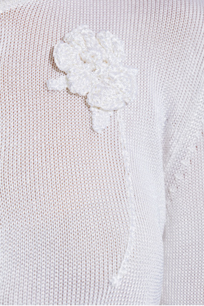 JIL SANDER Cárdigan con motivo floral