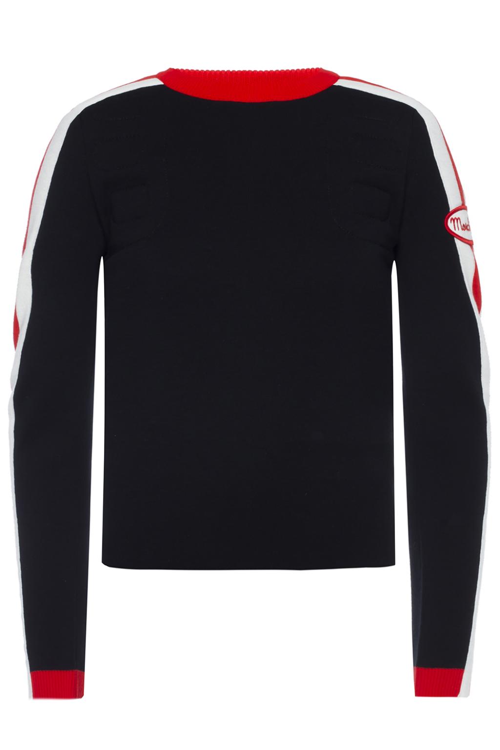 Black Logo-patched sweater Moschino - Vitkac France