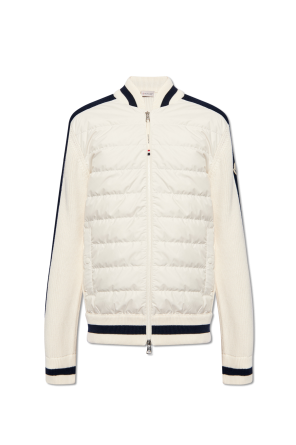 Cardigan with down front od Moncler