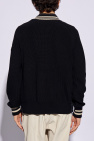 Moncler BLACK Cardigan with down front