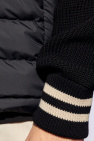 Moncler BLACK Cardigan with down front