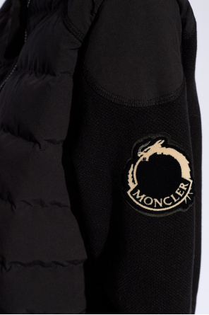 Moncler Kardigan z puchowym przodem