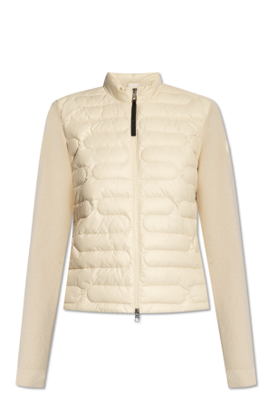Cardigan with quilted front od Moncler