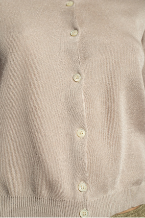 Moncler Cardigan with a shimmering finish