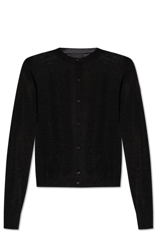 Moncler Cardigan with a shimmering finish