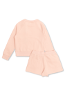 Moncler Enfant PINK Banded sweatshirt & shorts set