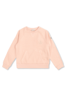 Moncler Enfant PINK Banded sweatshirt & shorts set