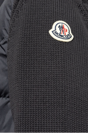 Moncler Sweater with quilted front