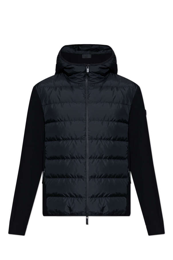 Moncler Kardigan z pikowanym przodem