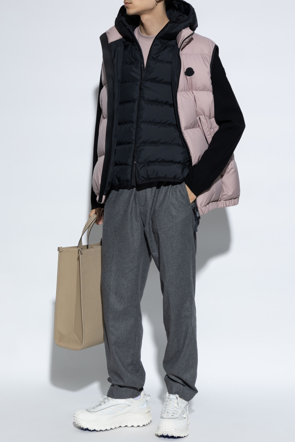 Moncler Cardigan with quilted front