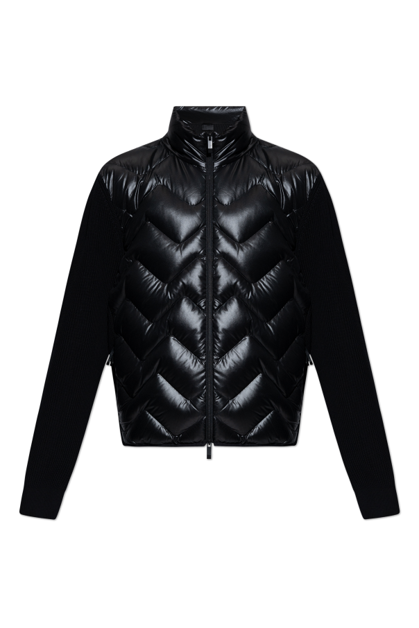 Moncler Cardigan with quilted front