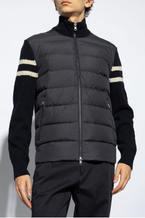 Moncler Sweater with Quilted Front