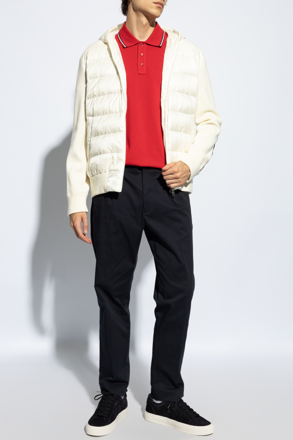 Moncler Cardigan with a quilted front