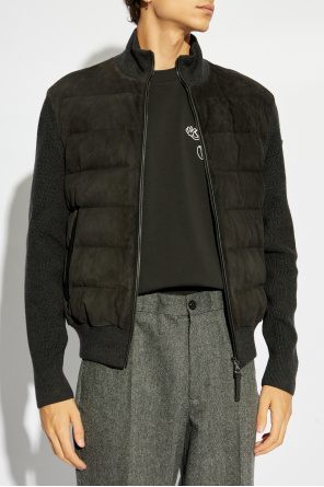 Moncler Cardigan with quilted front