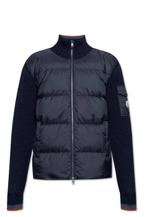 Moncler Cardigan with quilted front