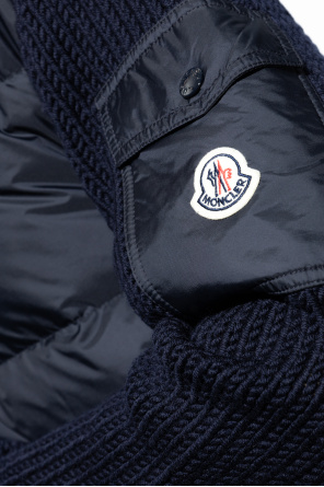 Moncler Cardigan with quilted front