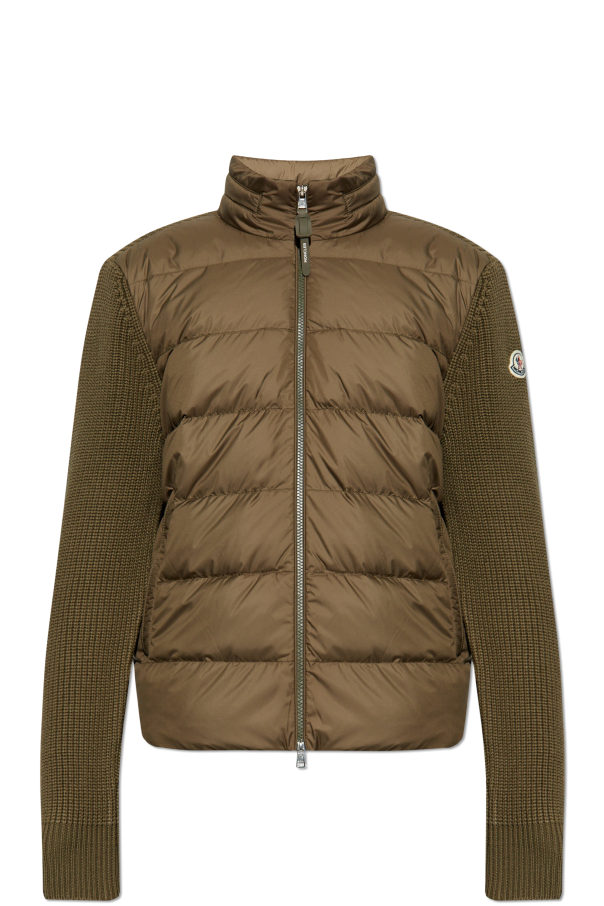 Moncler Cardigan with quilted front