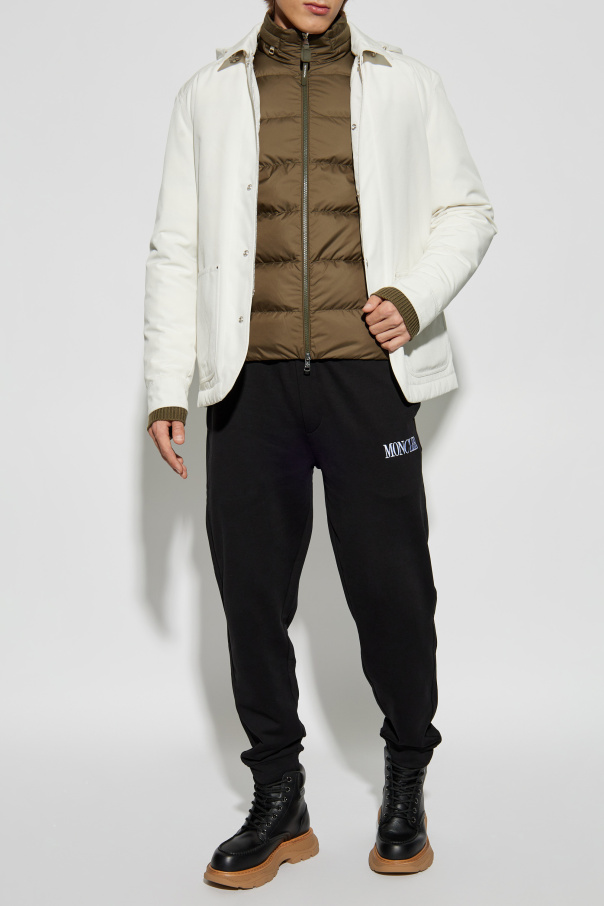 Moncler Cardigan with quilted front