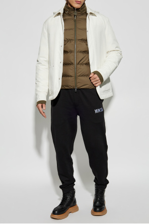 Cardigan with quilted front od Moncler