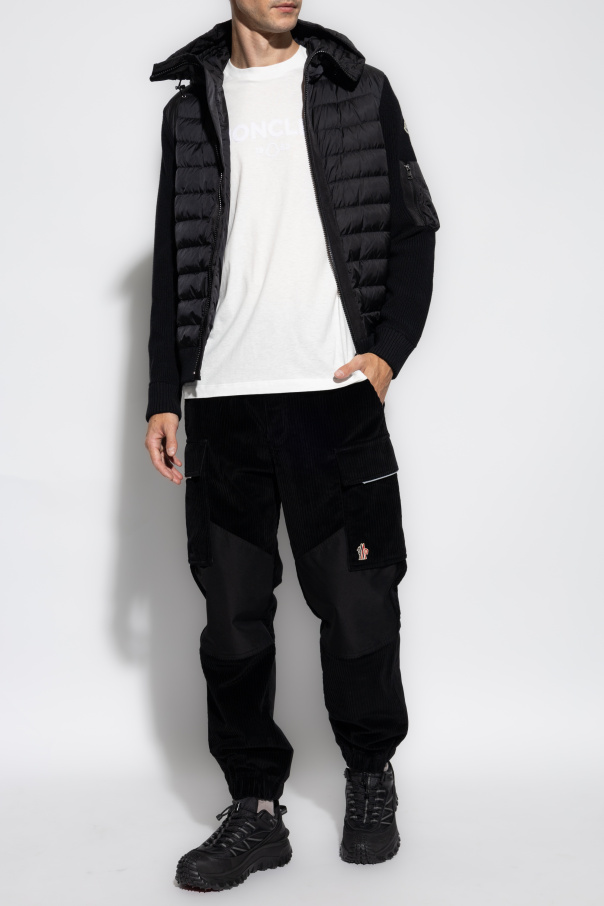 Moncler Cardigan with down front