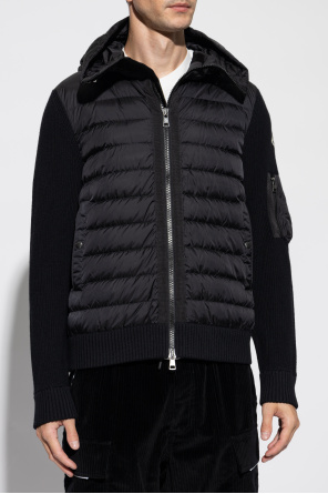 Moncler Cardigan with down front