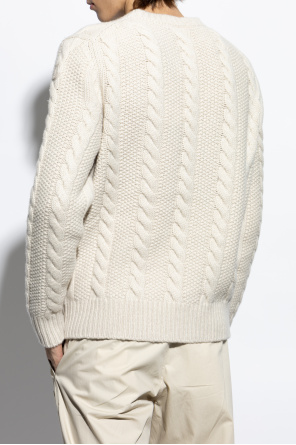 Moncler Wool sweater with decorative knit