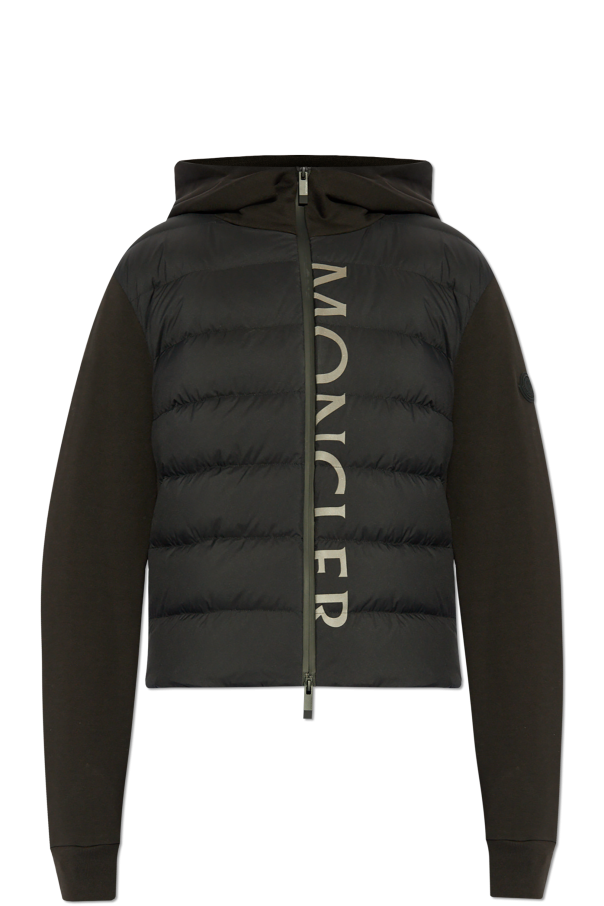 Moncler Bluza z pikowanym przodem