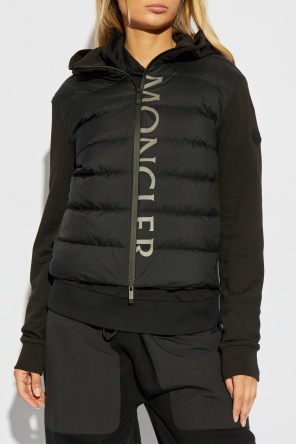 Moncler Bluza z pikowanym przodem