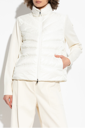 Moncler Cardigan with quilted front