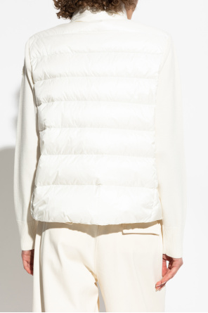 Moncler Cardigan with quilted front