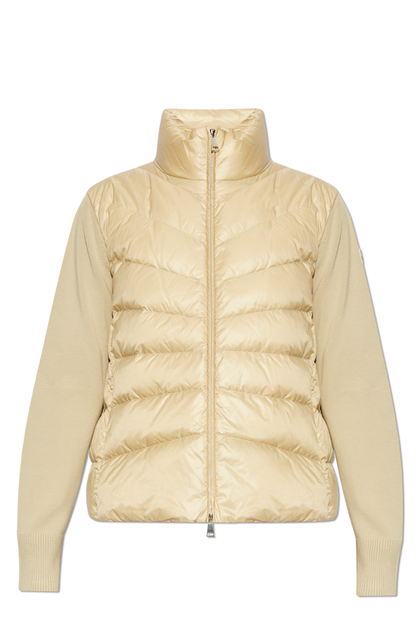 Moncler Kardigan z pikowanym przodem