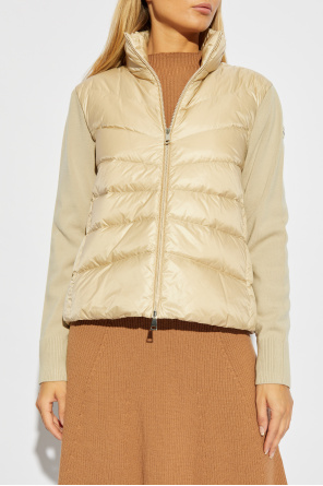 Moncler Cardigan with quilted front