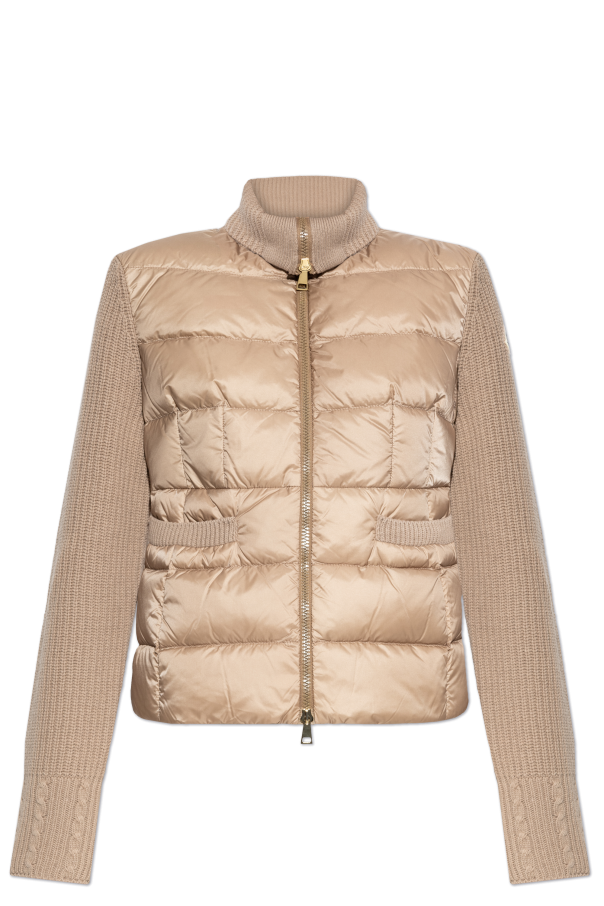 Moncler Kardigan z pikowanym przodem