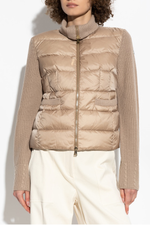 Moncler Cardigan with quilted front