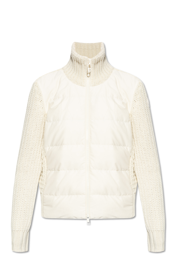 Moncler Cardigan with quilted front