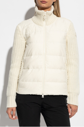 Moncler Cardigan with quilted front