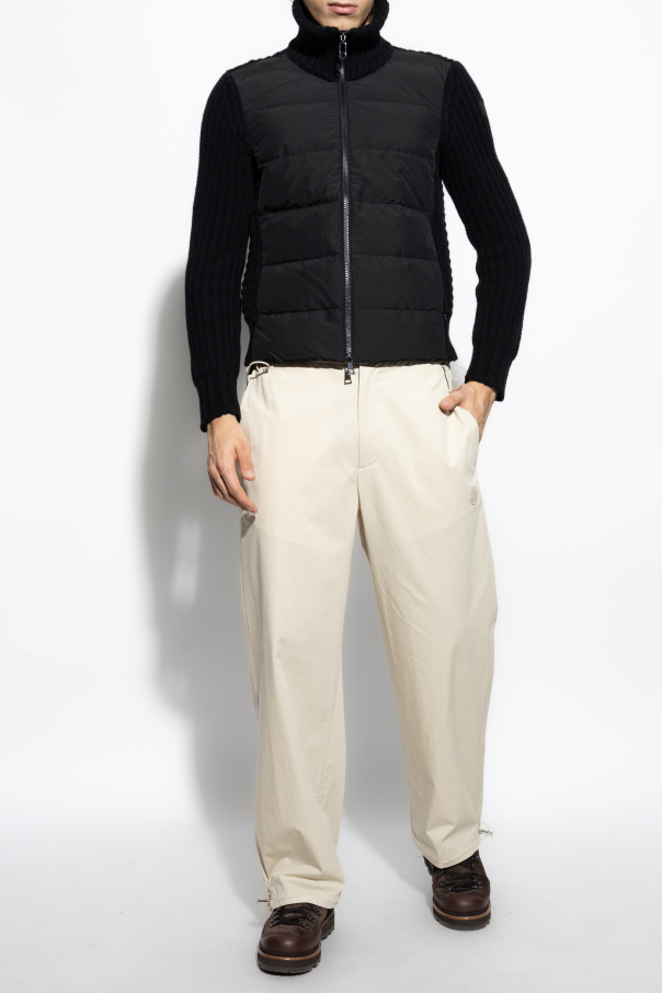 Moncler Cardigan with quilted front