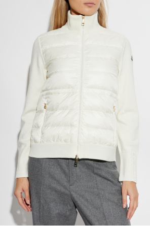 Moncler Cardigan with quilted front